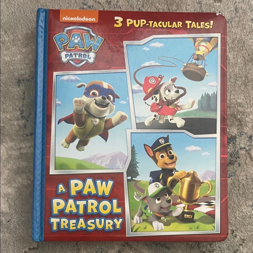 Nickelodeon Paw Patrol Treasury Book - Red and Blue